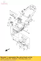 2CMF11100100, Yamaha, cadre comp. yamaha mw 125 2016, Nouveau