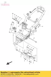 frame comp. Van Yamaha, met onderdeel nummer 2CMF11100100, bestel je hier online: