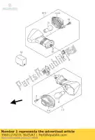 3560127G10, Suzuki, lampe assy, ??avant suzuki dl dl v-strom 650 1000 2007 2008 2009 2010 2011, Nouveau