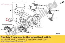 Qui puoi ordinare coperchio, interruttore combinato da Honda , con numero parte 64251MCAA60: