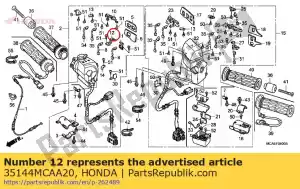 Honda 35144MCAA20 lente, r. inferiore (b) - Il fondo