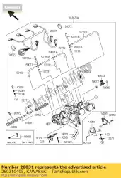 Here you can order the harness from Kawasaki, with part number 260310405: