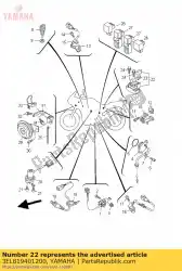 Ici, vous pouvez commander le relais de démarrage assy (rc19-017) auprès de Yamaha , avec le numéro de pièce 3EL819401200: