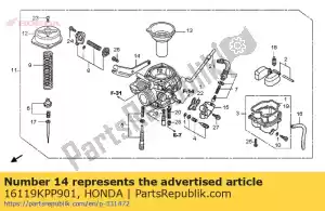 honda 16119KPP901 rester, fil - La partie au fond