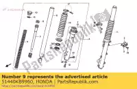 51440KB9960, Honda, tubo, asiento honda nx transcity  nx125 125 , Nuevo