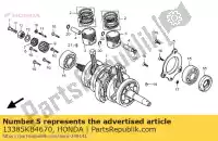 13385KB4670, Honda, pl, huile à travers honda ca rebel  cb hornet f cmx c twofifty super dream td cbx cb125td cb250 ca125 cmx250c 125 250 , Nouveau