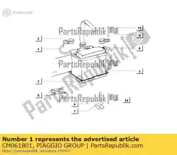 Here you can order the wire from Piaggio Group, with part number CM061801: