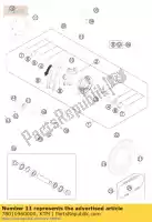 78010960000, KTM, remschijf achter ktm exc xcf xc six days europe f w usa 125 250 300 350 450 500, Nieuw