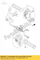 3685514G00, Suzuki, drut, podgrzewacz uchwytu suzuki an 400 650 2007 2008, Nowy