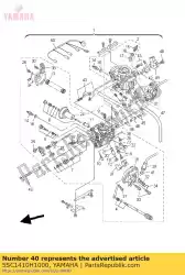 Ici, vous pouvez commander le électrovanne de coupure de carburant auprès de Yamaha , avec le numéro de pièce 5SC1410H1000: