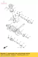 3LD114164000, Yamaha, cuscinetto piano, albero motore 1 yamaha  fjr tdm trx xtz 750 850 900 1000 1300 1989 1990 1991 1992 1993 1994 1995 1996 1997 1998 1999 2000 2001 2002 2003 2004 2005 2006 2007 2008 2009 2010 2011 2014 2015 2016 2017 2018 2019 2020 2021, Nuovo