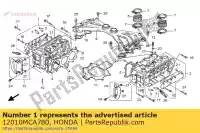 12010MCA780, Honda, head assy., r. cilindro honda gl 1800 2001 2002 2003, Nuovo