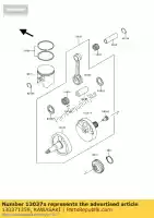 130371359, Kawasaki, crankshaft,rh kawasaki kx 500, New