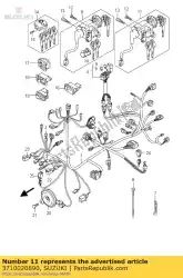 Ici, vous pouvez commander le verrouiller assy, ?? Diriger auprès de Suzuki , avec le numéro de pièce 3710020890: