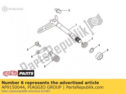 Aprilia AP9150044, Index assy. hendel, OEM: Aprilia AP9150044