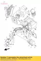 Aquí puede pedir estuche, filtro de aire de Yamaha , con el número de pieza 1B2E44110000: