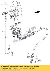 suzuki 5786338F00 pr?t, zapadka - Dół