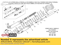 Aprilia AP8203894, Gasket ring, OEM: Aprilia AP8203894