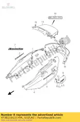 Tutaj możesz zamówić pokrywa, paliwo od Suzuki , z numerem części 4738110G11YPA: