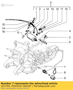 aprilia 293799 rondsel. als. - Onderkant