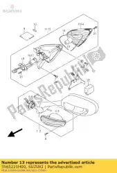 Here you can order the lens,r from Suzuki, with part number 3565221H00: