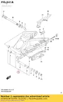 6100024F50YAP, Suzuki, Arm,rr swinging suzuki gsx hayabusa rauf raz ra razuf r z rz gsx1300ra 1300 , New