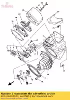 4DA136100100, Yamaha, reed valve assy yamaha yz yzf 250 1992 1994, New