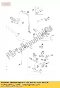 ktm 77002030000 maître cylindre cpl. 05 - La partie au fond