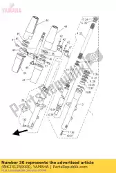 Aqui você pode pedir o metal, slide 1 em Yamaha , com o número da peça 4NK231250000: