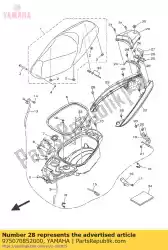 Qui puoi ordinare bullone, con rondella da Yamaha , con numero parte 975070852000: