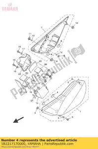 yamaha 1B2217170000 apagador - Lado inferior