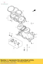 Tutaj możesz zamówić pr? Dko? Ciomierz od Suzuki , z numerem części 3412027G01: