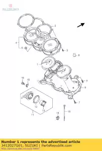 suzuki 3412027G01 pr?dko?ciomierz - Dół