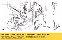 45463MV1000, Honda, séjour, flexible de frein honda xrv africa twin  xrv750 750 , Nouveau