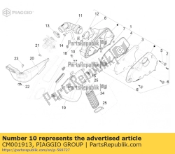 Aprilia CM001913, Slangklem, OEM: Aprilia CM001913