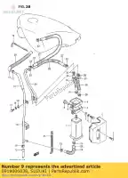 0918006038, Suzuki, spacer 6.1x9x7. suzuki  (glf madura 1985 (f) usa (e)) dr gn gs gsx gsx r gv lt lt a lt f rg sfv tu vl 50 125 250 300 400 500 650 700 750 850 1100 1400 1985 1986 1987 1988 1989 1990 1991 1992 1993 1994 1995 1996 1997 1998 1999 2000 2001 2002 2003 2004 2005 2006 2007 2008 , New