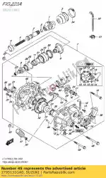 vorkverschuiving, diff van Suzuki, met onderdeel nummer 2795131GA0, bestel je hier online: