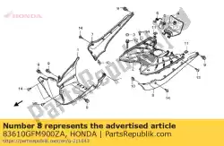 Here you can order the cover, l. Floor side *nha from Honda, with part number 83610GFM900ZA:
