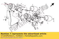 Aquí puede pedir comp velocímetro de Honda , con el número de pieza 37205MZ0E21: