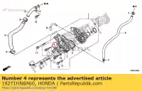 19271HN8A60, Honda, morsetto, tubo flessibile honda  trx 680 700 2006 2007 2008 2009 2010 2012 2017 2018 2019 2020, Nuovo