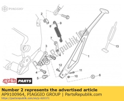 Aprilia AP9100964, Bord, OEM: Aprilia AP9100964