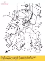 1VJ139290000, Yamaha, tubo, impulso (1.400) yamaha xt xtz tdm tenere supertenere 600 750 850 660, Novo