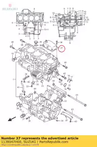 Suzuki 1138047H00 cobrir comp, violação - Lado inferior