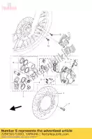 22BF59171000, Yamaha, zacisk baga?nika yamaha wr 125 2009 2010 2011, Nowy