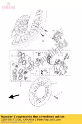 Tutaj możesz zamówić zacisk baga? Nika od Yamaha , z numerem części 22BF59171000: