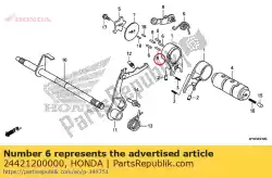 Aqui você pode pedir o pino, tambor de câmbio em Honda , com o número da peça 24421200000: