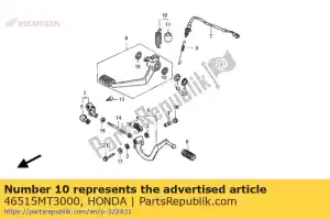 Honda 46515MT3000 spring assy., brake retur - Bottom side