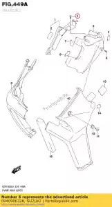 suzuki 0940906328 clip - Bottom side