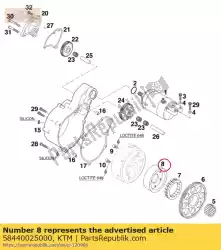 Here you can order the freewheel hub from KTM, with part number 58440025000: