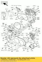 130R0610, Kawasaki, à boulon, 6x10 vn900b6f kawasaki vn 900 2006 2007 2008 2009 2010 2011, Nouveau